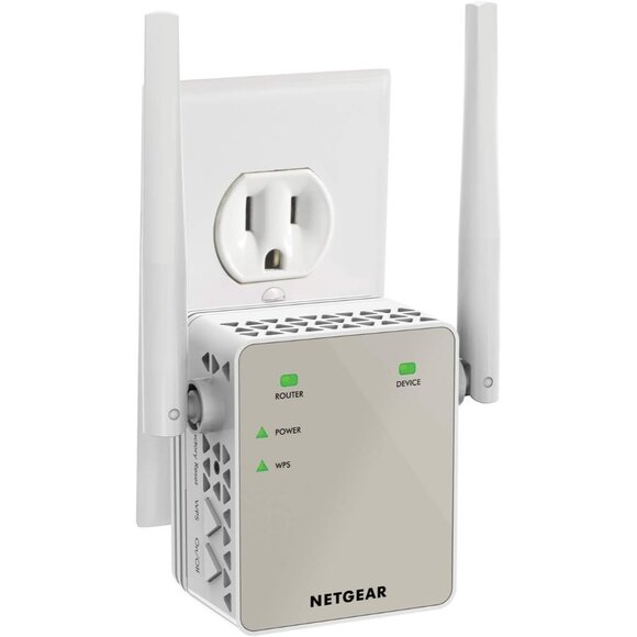 NETGEAR Wi-Fi Range Extender EX6120 - Coverage Up to 1500 Sq Ft and 25 Devices - Picture 1 of 10